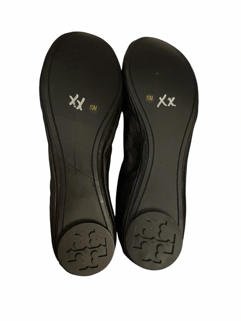 Tory Burch Minnie ballet flats in black leather